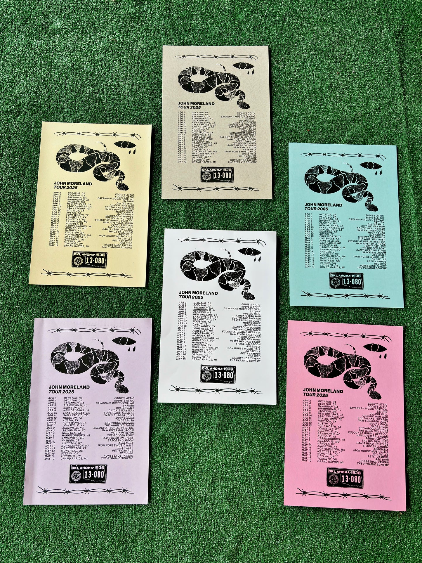 Old Tour Posters