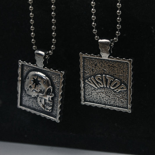 STERLING SILVER 'VISITOR' NECKLACE