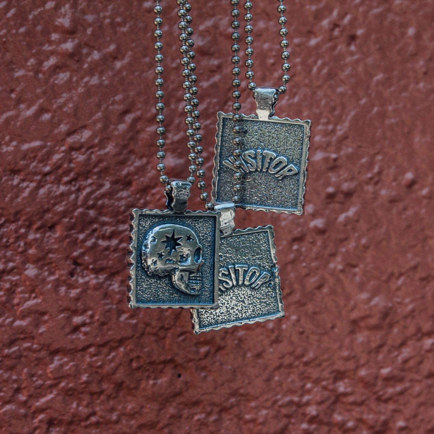STERLING SILVER 'VISITOR' NECKLACE